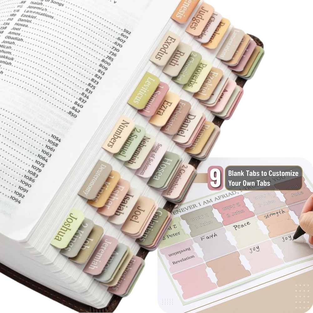 Commercial Printing Paper - 5 hojas de pestañas de libros