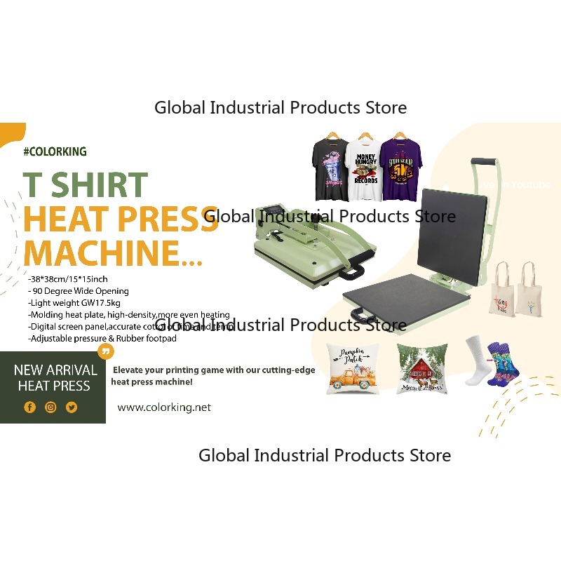Commercial Printing Factory - Prensa de Calor de Apertura Amplia
