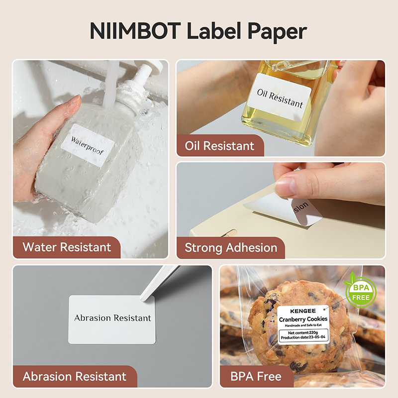 Niimbot, 1/3/10 rollos de etiq - Commercial Printing Types reseña y precio