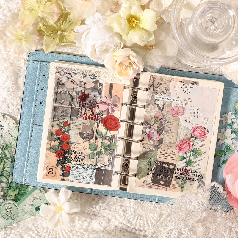 Paquete de pegatinas de flores - Commercial Printing Paper reseña y precio