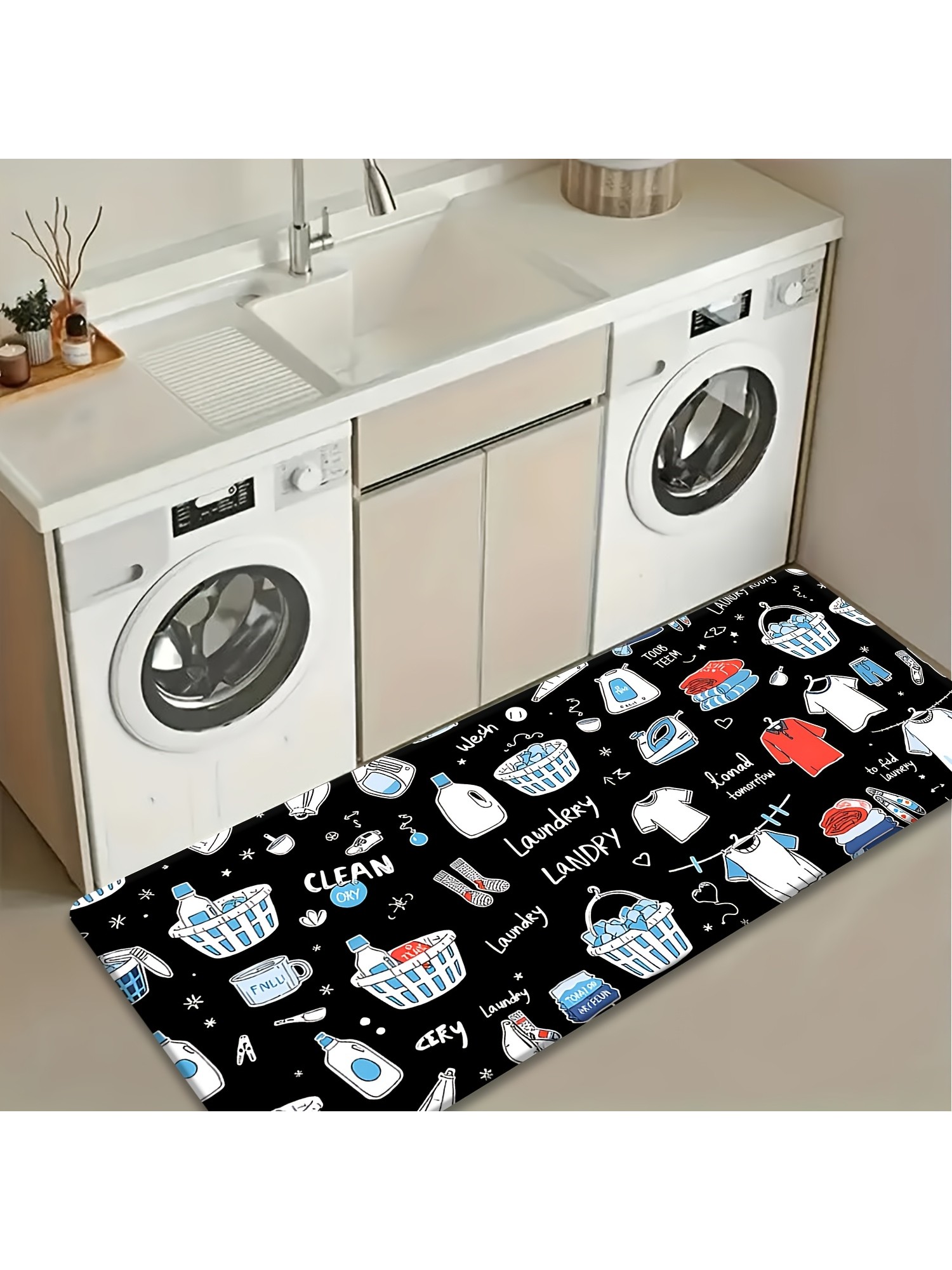 Alfombra larga con estampado c - Commercial Printing Items reseña y precio