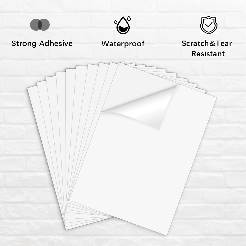 20/50 hojas de papel adhesivo  - Commercial Printing Paper reseña y precio